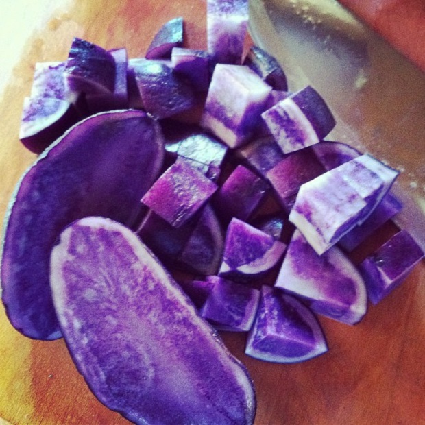 purple pot